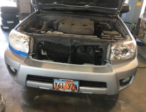 Why are my headlights cloudy?